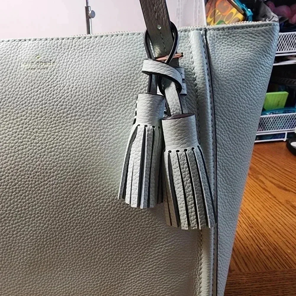 NWT Kate Spade Maya Shoulder Pebble Leather Tote Handbag Orchard Street WKRU5798 - Picture 7 of 12